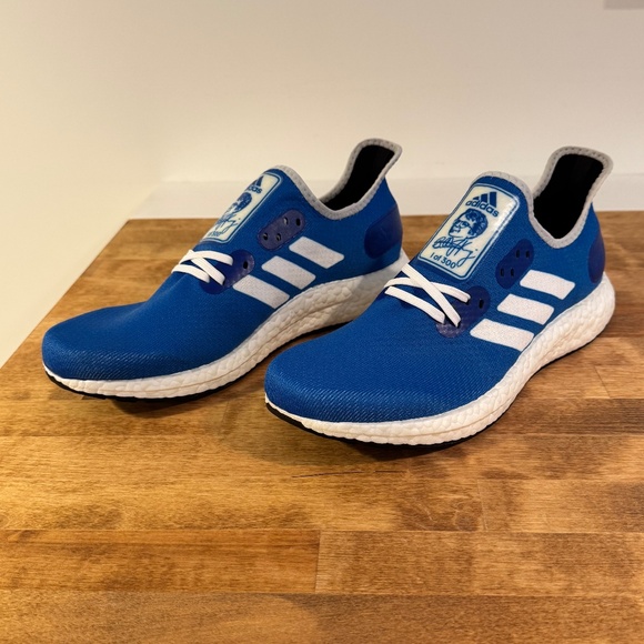 adidas Blue White Athletic Running Shoes main image 13